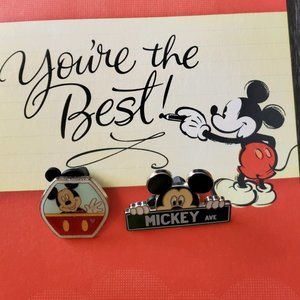 2 Disney Pins Mickey Mouse